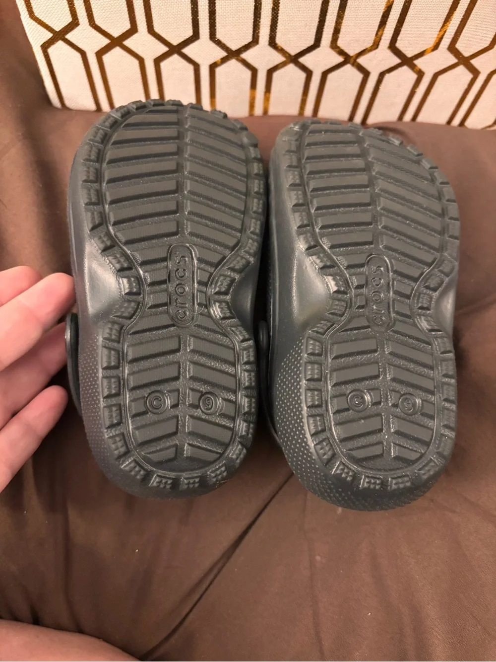 Black Sherpa Lined CROCS